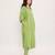 Green cotton kurta set