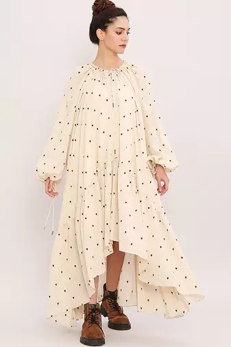 Cream cotton dress