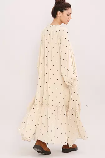 Cream cotton dress
