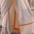 off white poly viscose silk blend checks kanjeevaram zari weaving saree