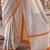 off white poly viscose silk blend checks kanjeevaram zari weaving saree