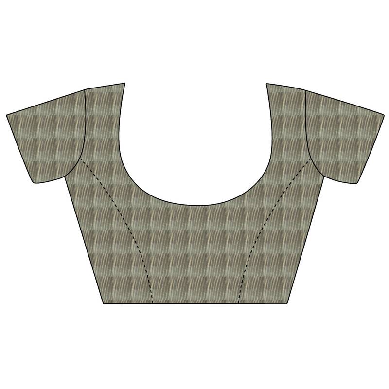 green poly viscose silk blend stripes kanjeevaram zari weaving saree