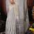 grey color orgenza zari woven saree with blouse