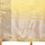 yellow color cotton plain zari border saree with blouse