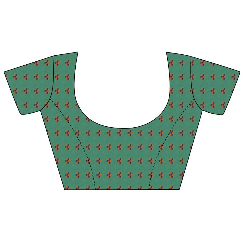 purple soft silk blend floral and paisley printed kashmiri jamewar saree