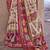 off white soft silk blend floral and paisley printed kashmiri jamewar saree