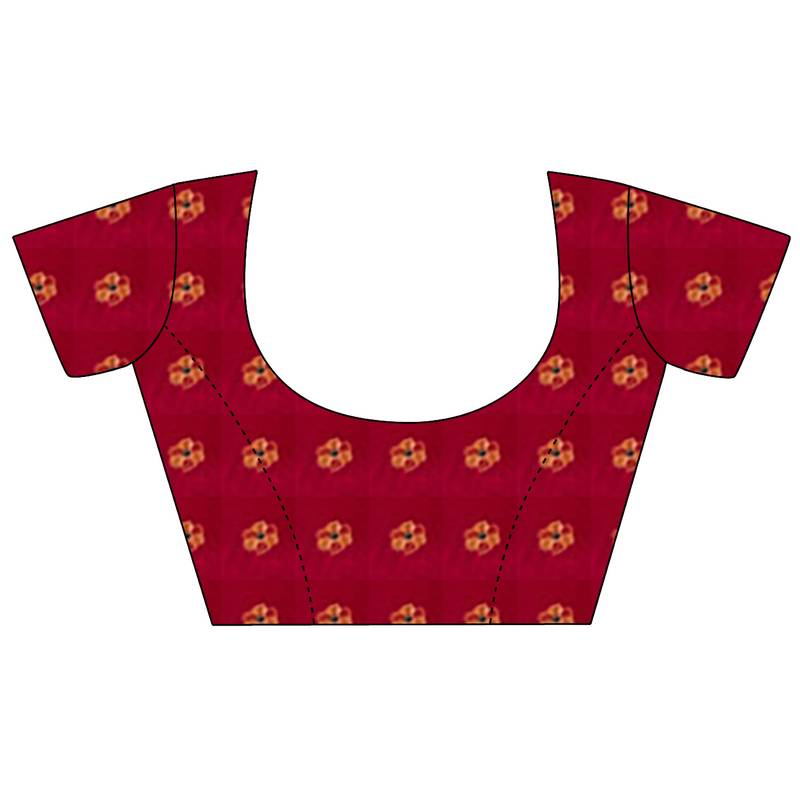  green soft silk blend floral and paisley printed kashmiri jamewar saree