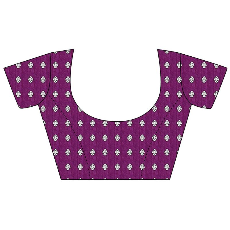 maroon soft silk blend woven patola printed saree