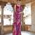 pink soft silk blend woven patola printed saree