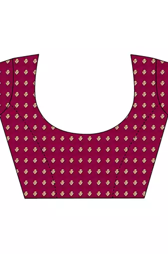 pink soft silk blend woven patola printed saree