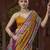 mustard floral zaal print patola saree