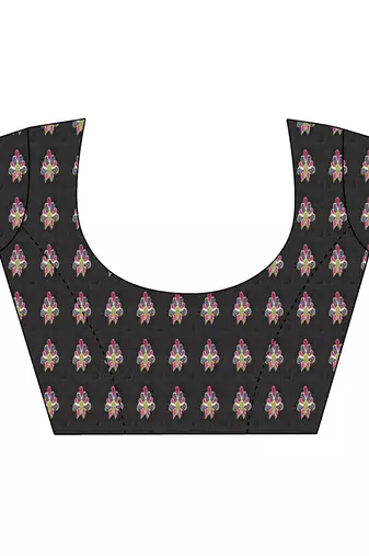 black floral zaal print patola saree