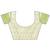 light green color cotton woven design saree with blouse