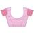 pink color cotton woven design saree with blouse