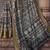 grey soft silk blend madhubani digital printed saree