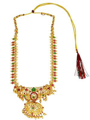 Gold plated peacock design combo jewellery set 4