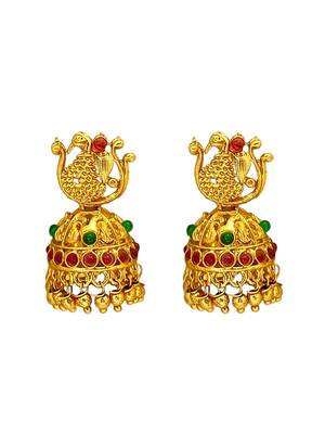 Gold plated peacock design combo jewellery set 5