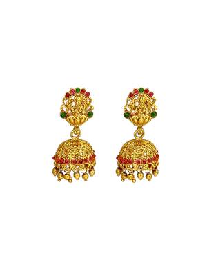 Gold plated papi temple design combo jewellery set 5