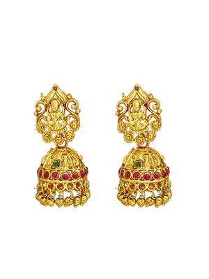 Gold plated temple design combo jewellery set 5