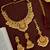 Gold plated temple design jewellery set