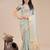 sea green color woven orgenza saree with blouse