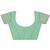 green color woven cotton saree with blouse