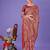 red color woven cotton saree with blouse