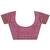 purple color woven cotton saree with blouse