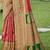 pink color weaving work banarasi art silk saree with blouse