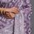 violet color woven linen cotton saree with blouse