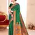 green color woven work paithani art silk saree