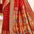 red color woven work paithani art silk saree