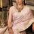 light rose gold soft satin art silk silver weaving traditional wear saree