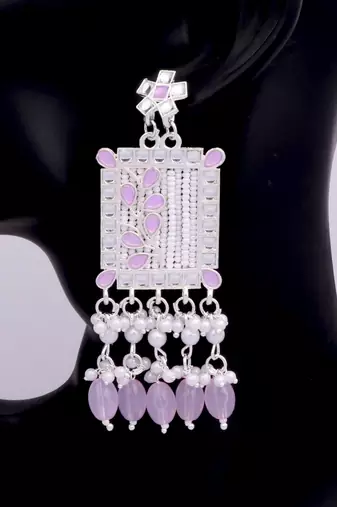 Kundan type zumka earring for girls