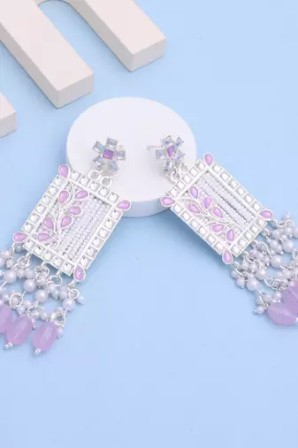 Kundan type zumka earring for girls