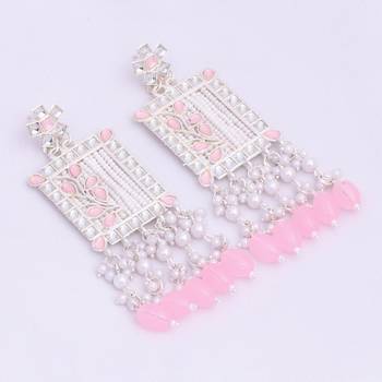 Kundan type zumka earring for girls 1