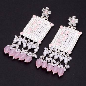 Kundan type zumka earring for girls 2