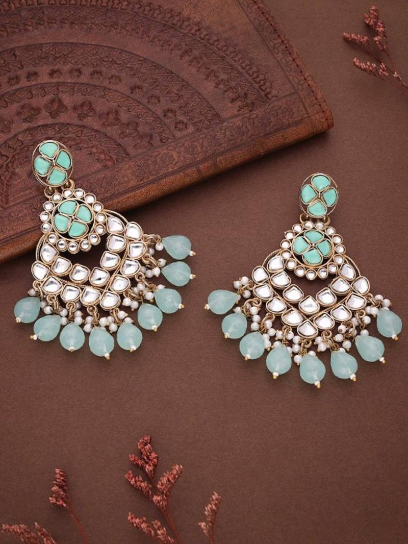 Kundan type zumka earring for girls
