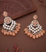 Kundan type zumka earring for girls