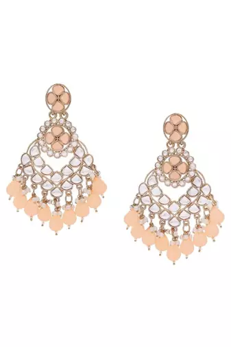 Kundan type zumka earring for girls