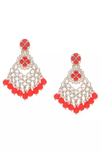 Kundan type zumka earring for girls