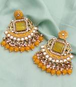 Kundan type zumka earring for girls