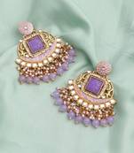 Kundan type zumka earring for girls