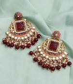 Kundan type zumka earring for girls