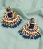 Kundan type zumka earring for girls