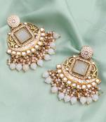 Kundan type zumka earring for girls