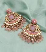 Kundan type zumka earring for girls