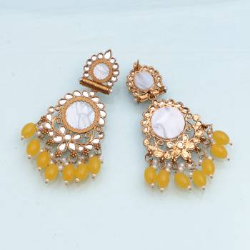 Kundan type zumka earring for girls 2