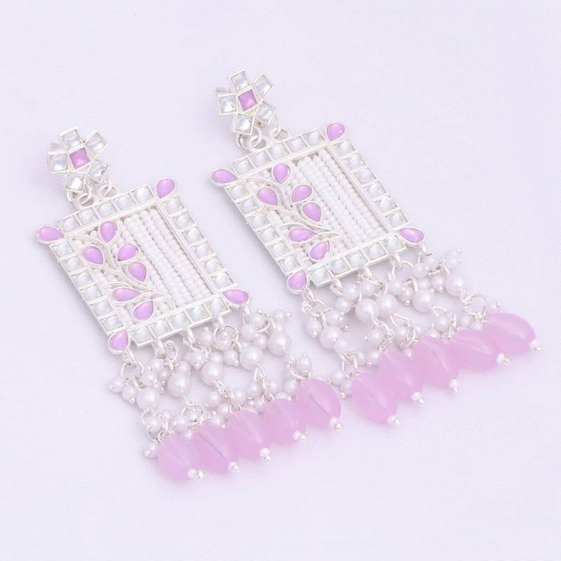 Kundan type zumka earring for girls