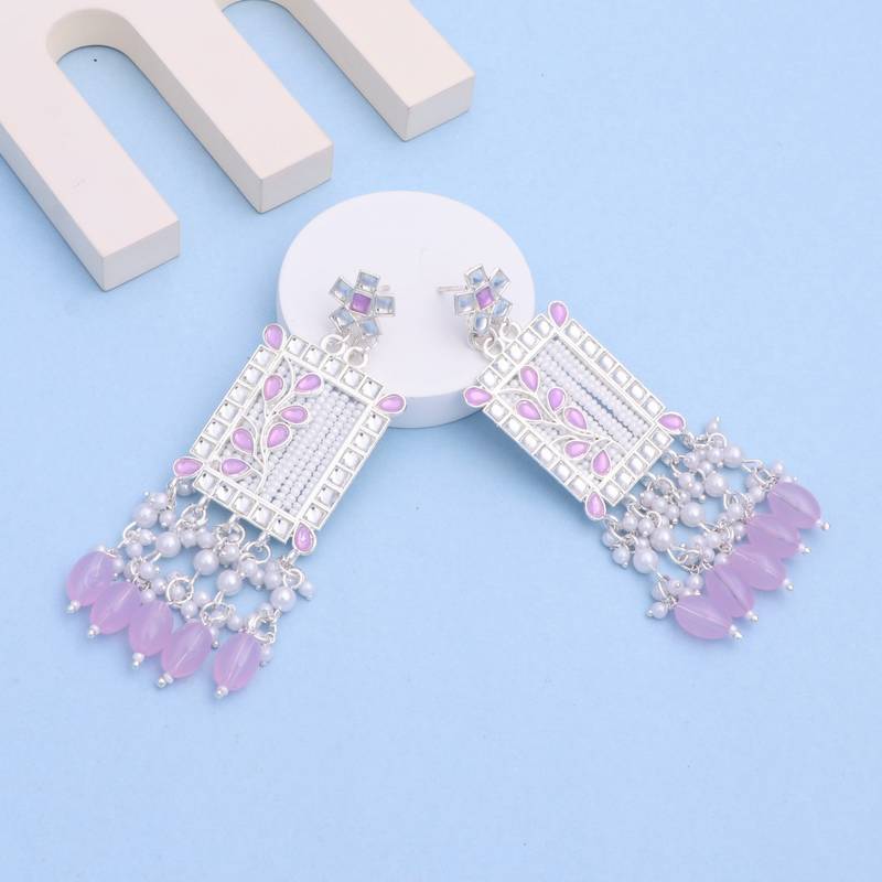 Kundan type zumka earring for girls